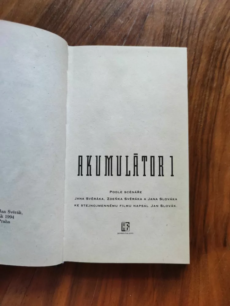 JAN SLOVÁK - Akumulátor 1.