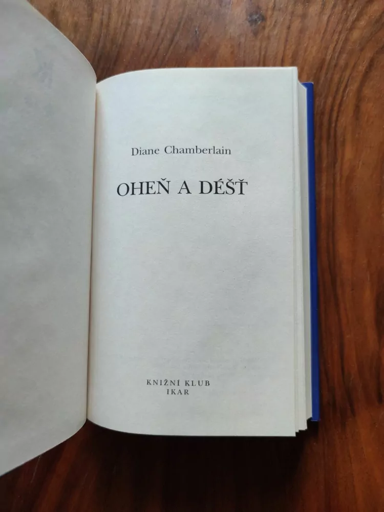 DIANE CHAMBERLAIN - Oheň a déšť