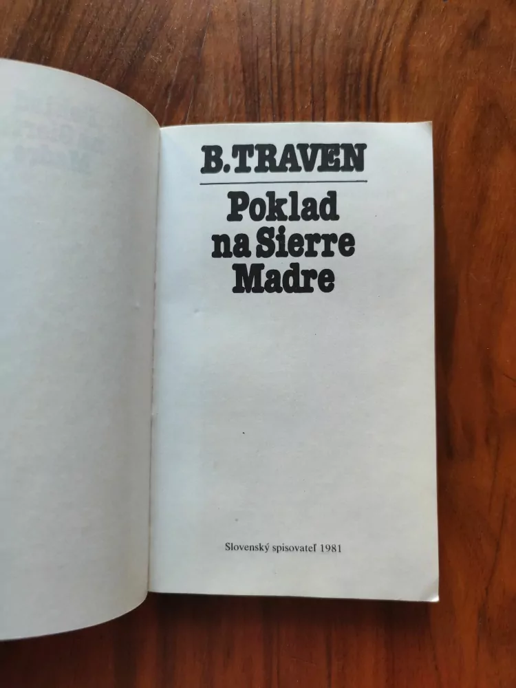 B. TRAVEN - Poklad na Sierre Madre