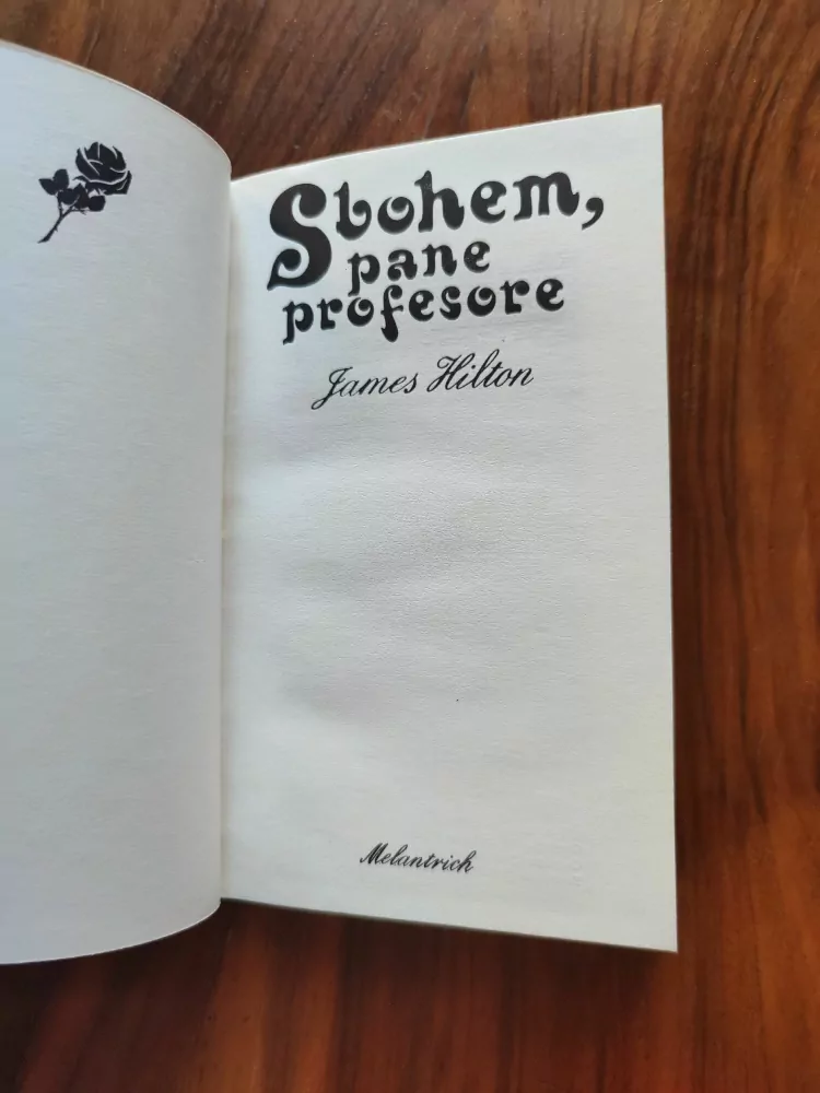 JAMES HILTON - Sbohem pane profesore