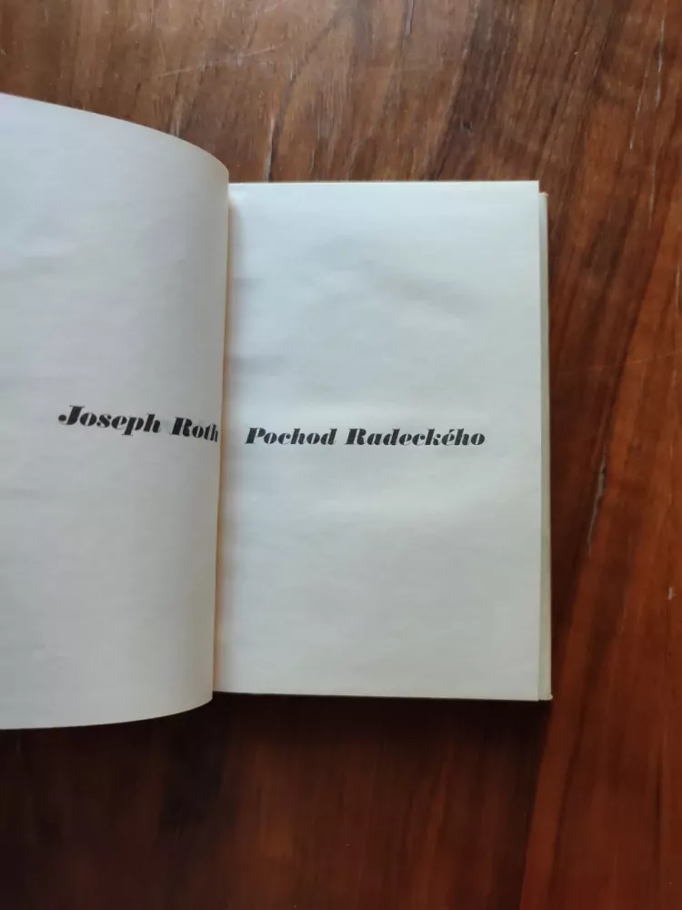 JOSEPH ROTH - Pochod Radeckého