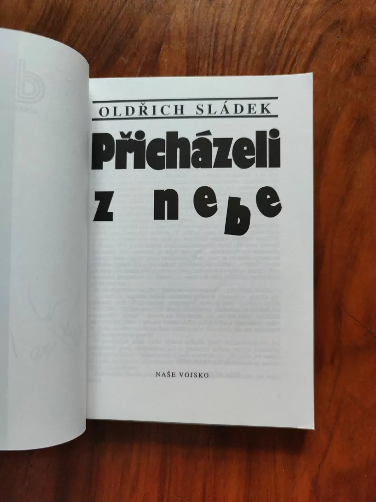 OLDŘICH SLÁDEK - Přicházeli z nebe