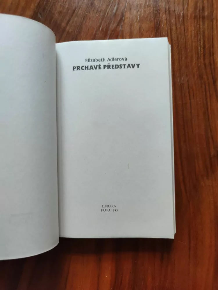 ELIZABETH ADLER - Prchavé představy