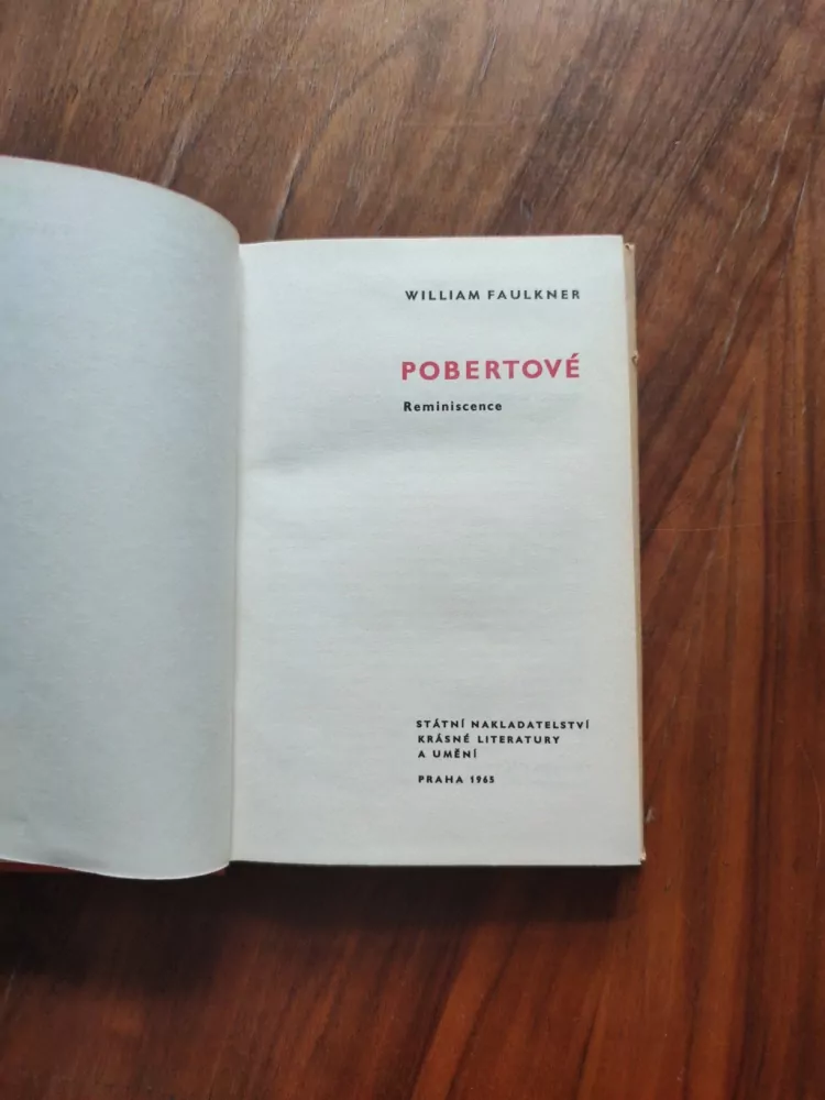 WILLIAM FAULKNER - Pobertové