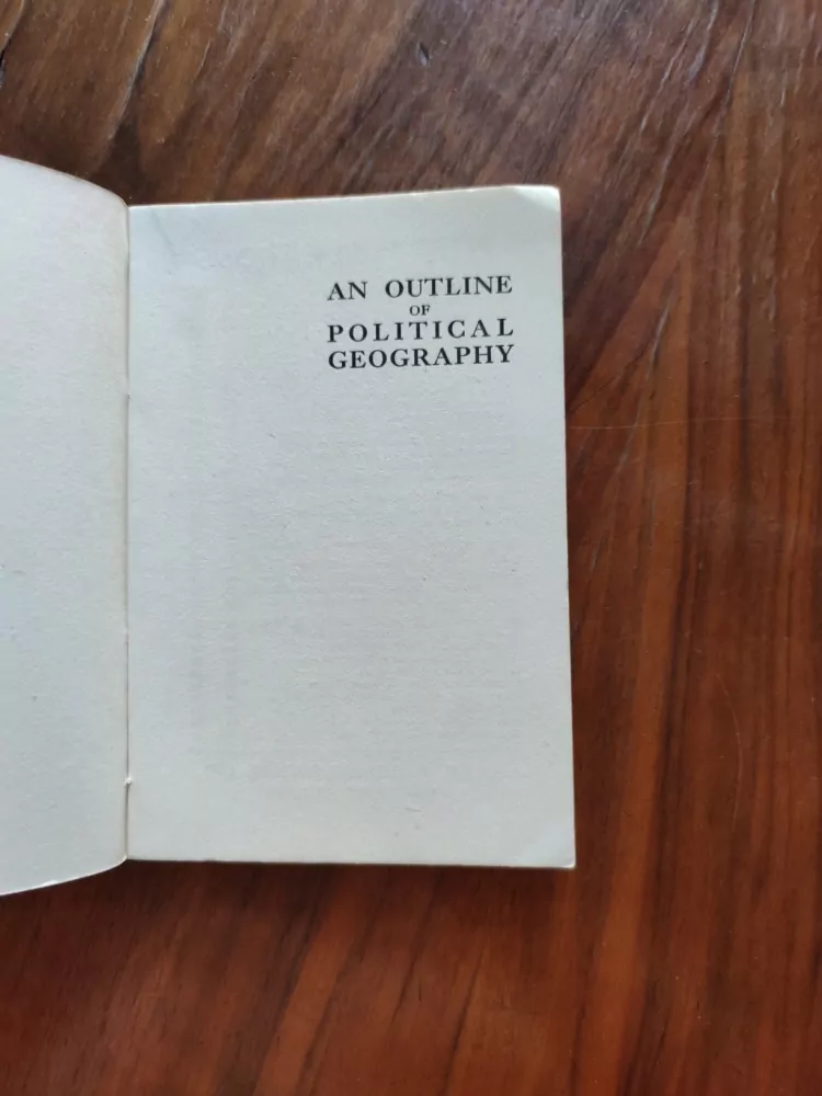 J.F. HORRABIN - An Outline of Political Geography