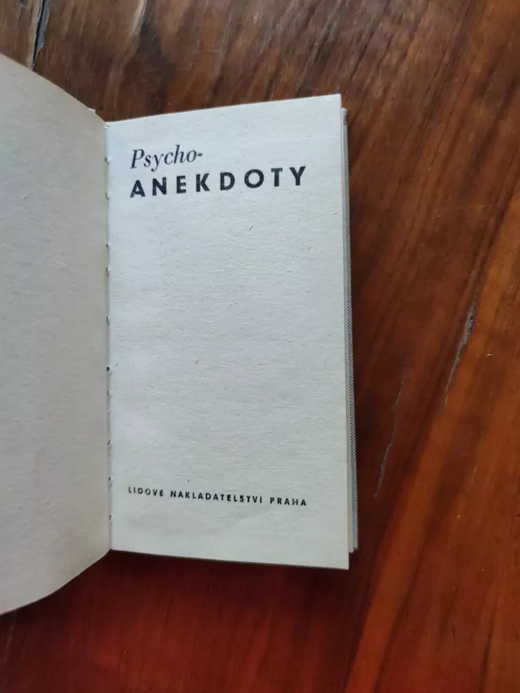 MILAN BOUCHAL - Psycho Anekdoty