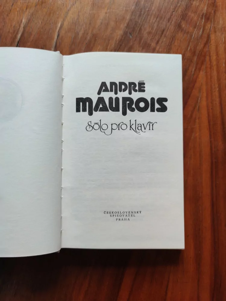 ANDRÉ MAUROIS - Sólo pro klavír