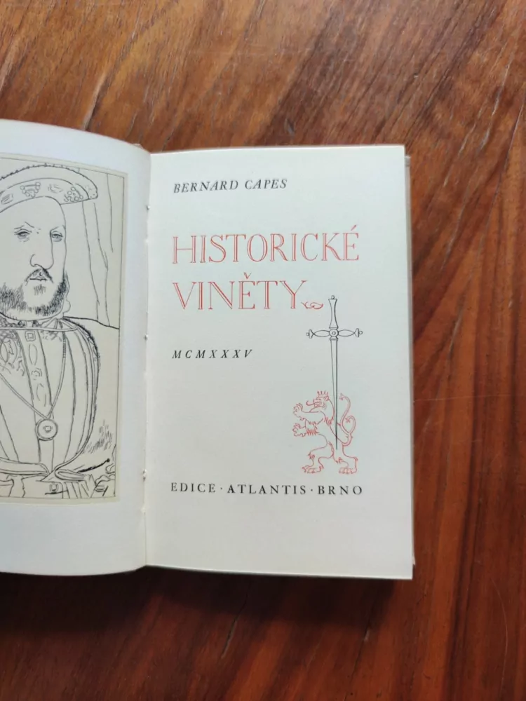 BERNARD CAPES - Historické viněty