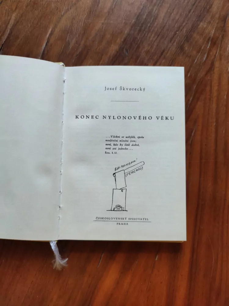 JOSEF ŠKVORECKÝ - Konec nylonového věku