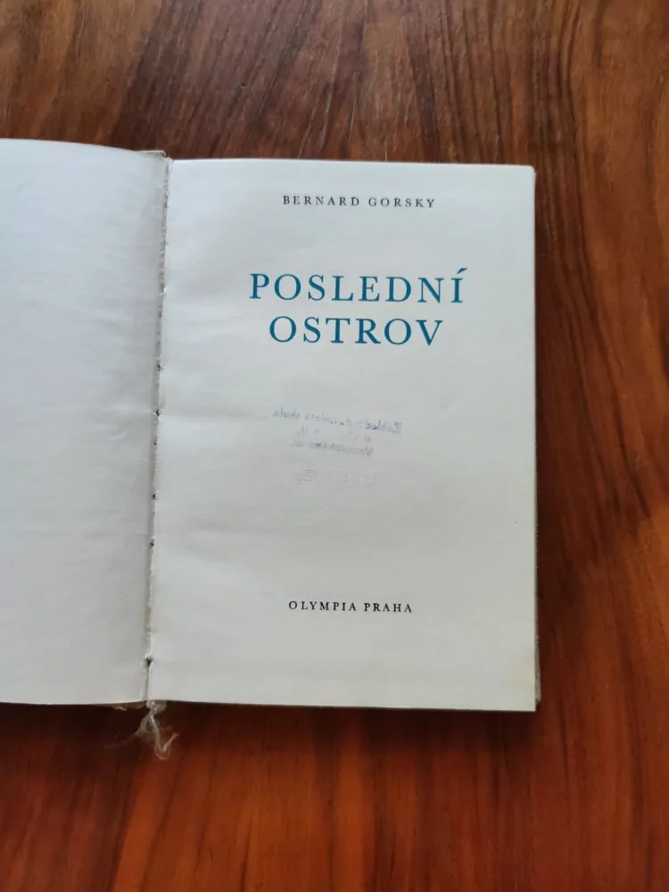 BERNARD GORSKY - Poslední ostrov