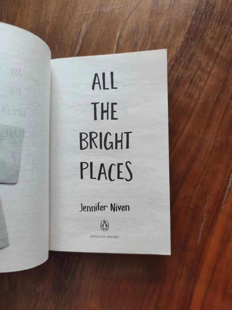 JENNIFER NIVEN - All the bright places