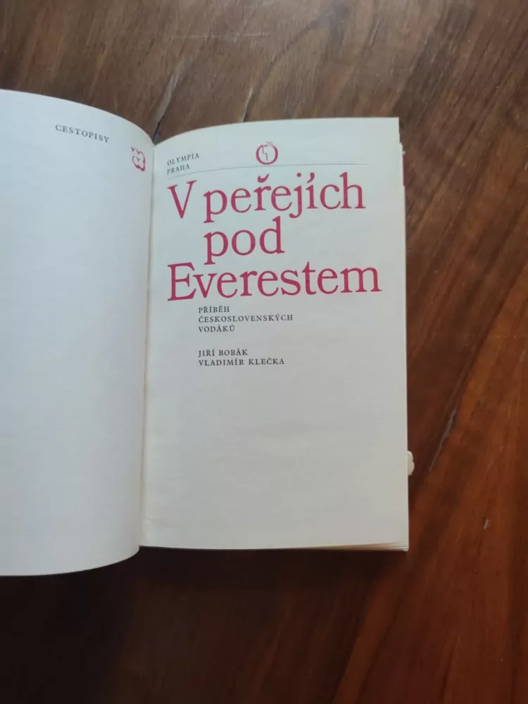 JIŘÍ BOBÁK a VLADIMÍR KLEČKA - V peřejích pod Everestem