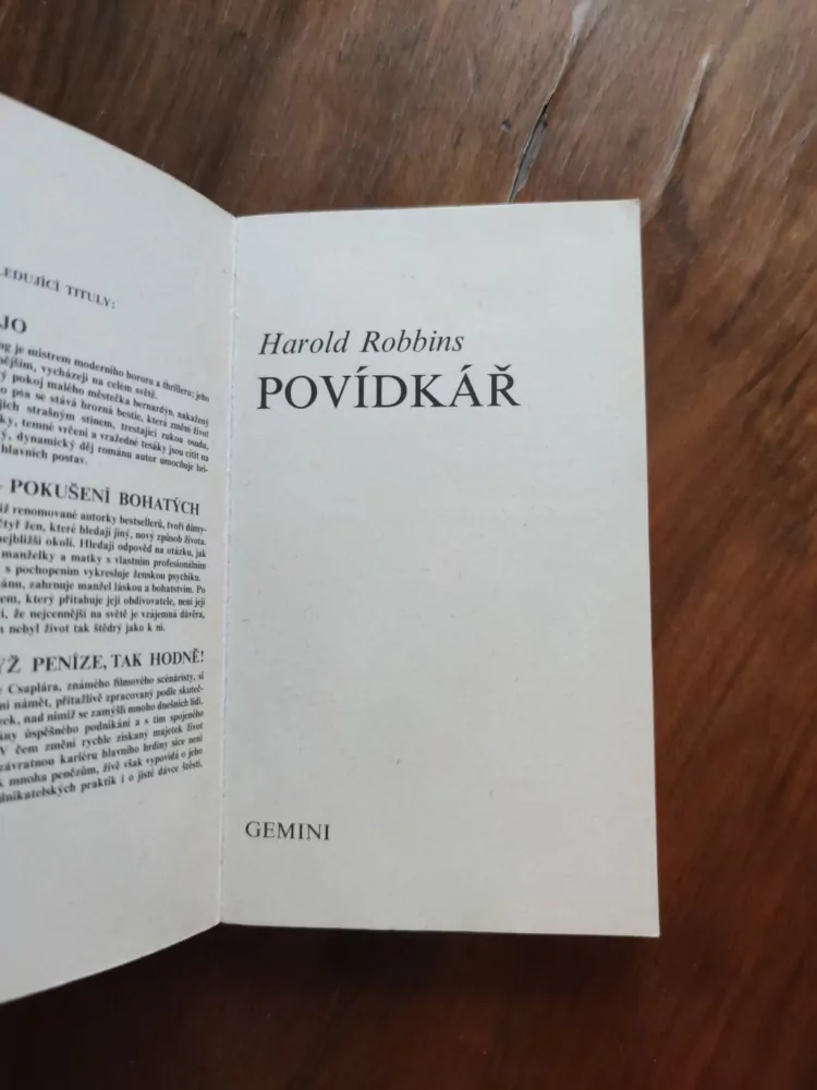 HAROLD ROBBINS - Povídkář