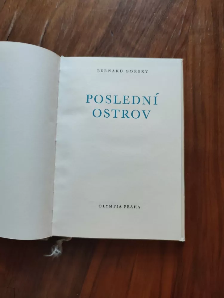BERNARD GORSKY - Poslední ostrov