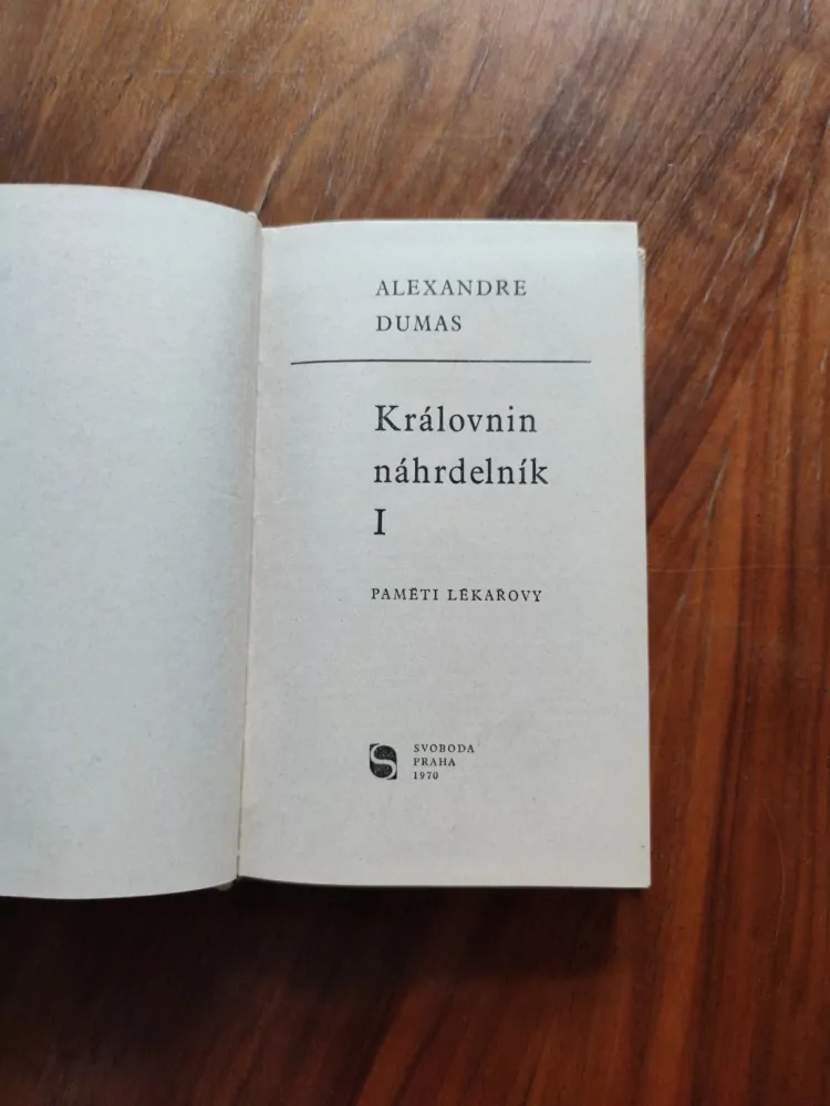 ALEXANDRE DUMAS - Královnin náhrdelník I. – Paměti lékařovy V