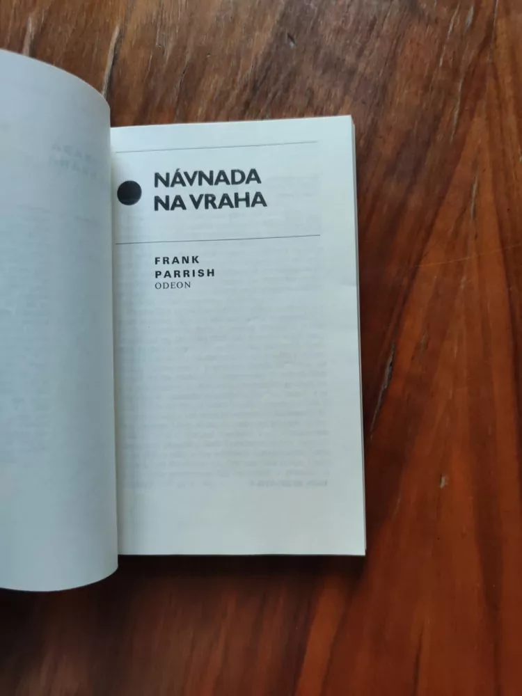 FRANK PARRISH - Návnada pro vraha