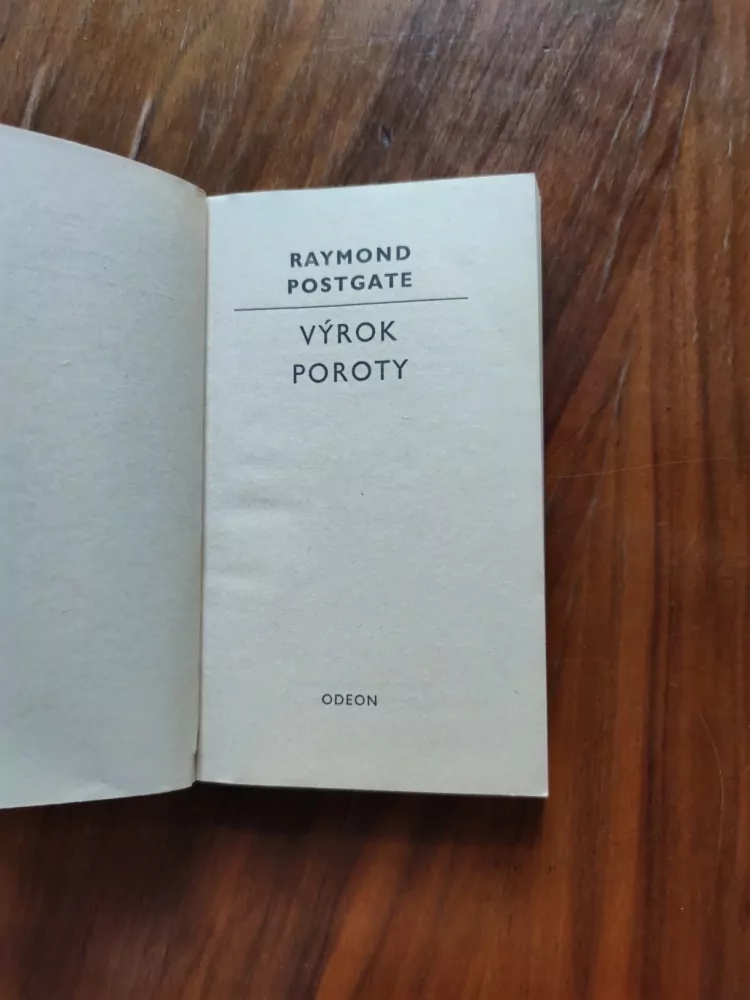 RAYMOND POSTGATE - Výrok poroty