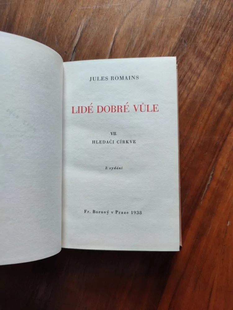 JULES ROMAINS - Lidé dobré vůle – Hledači církve