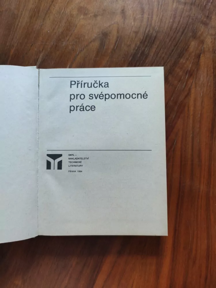 PŘÍRUČKA PRO SVÉPOMOCNÉ PRÁCE