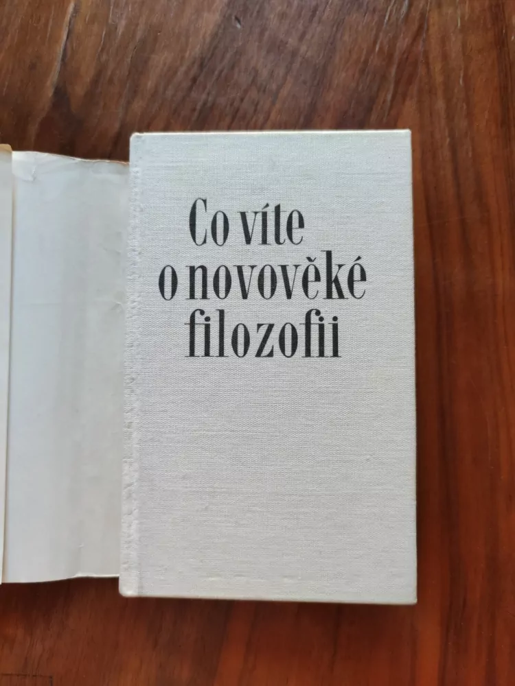 VLADIMÍR ČECHÁK - Co víte o novověké filozofii