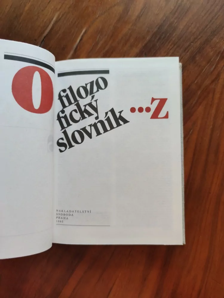 MANFRED BUHR, GEORG KLAUS - Filozofický slovník O-Z