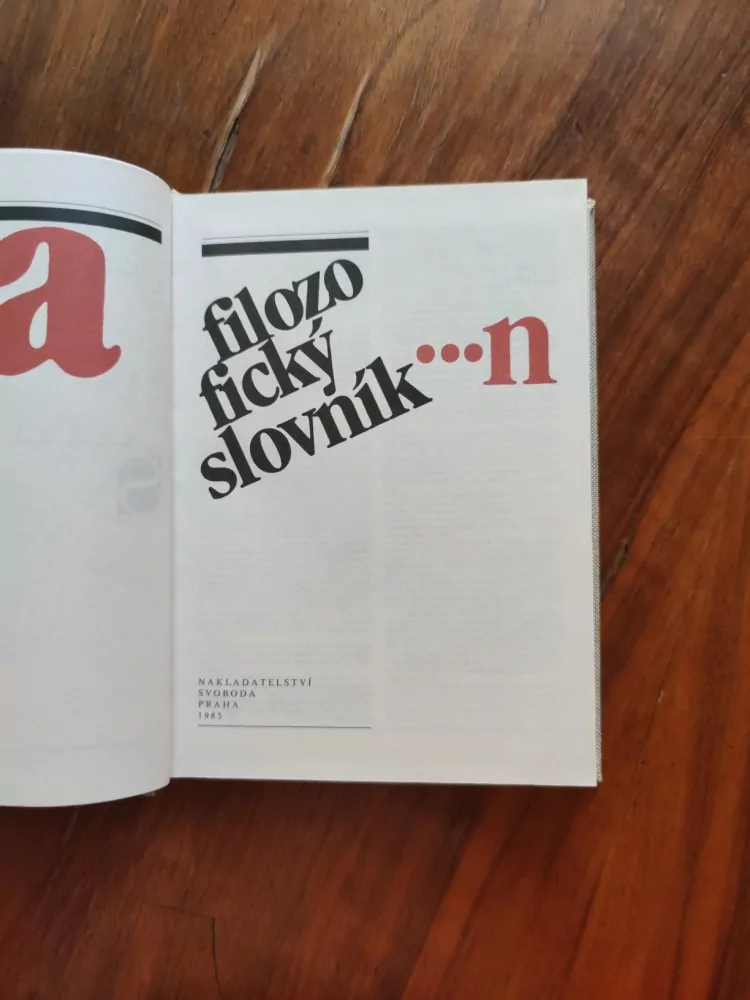 MANFRED BUHR, GEORG KLAUS - FIlozofický slovník A-N