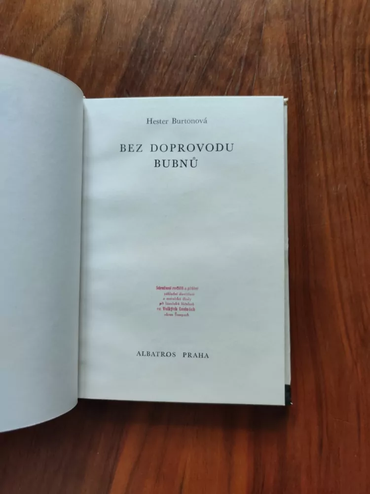 HESTER BURTONOVÁ - Bez doprovodu bubnů
