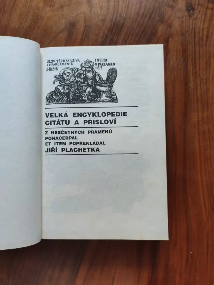 JIŘÍ PLACHETKA - Velká encyklopedie citátů a přísloví