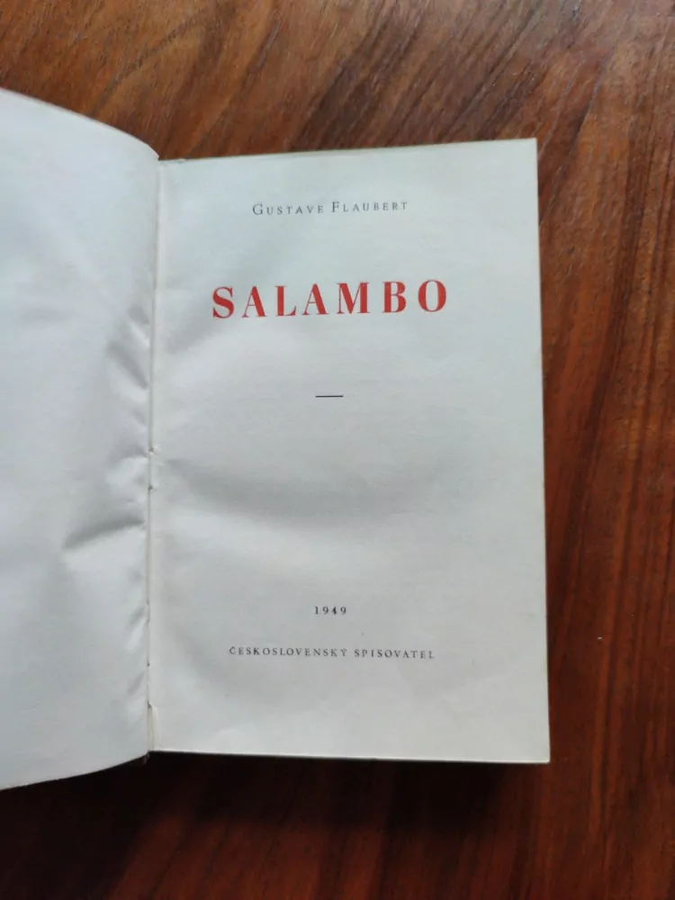 GUSTAVE FLAUBERT - Salambo