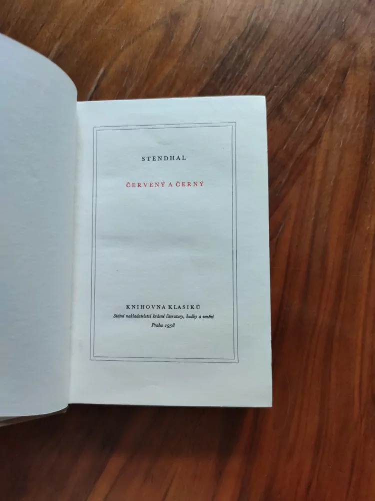 STENDHAL - Červený a černý