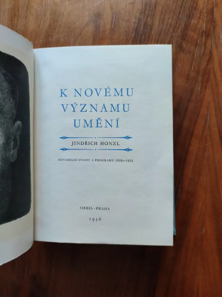 JINDŘICH HONZL - K novému významu umění