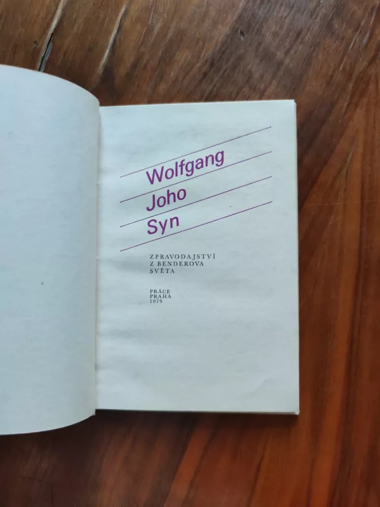 WOLFGANG JOHO - Syn