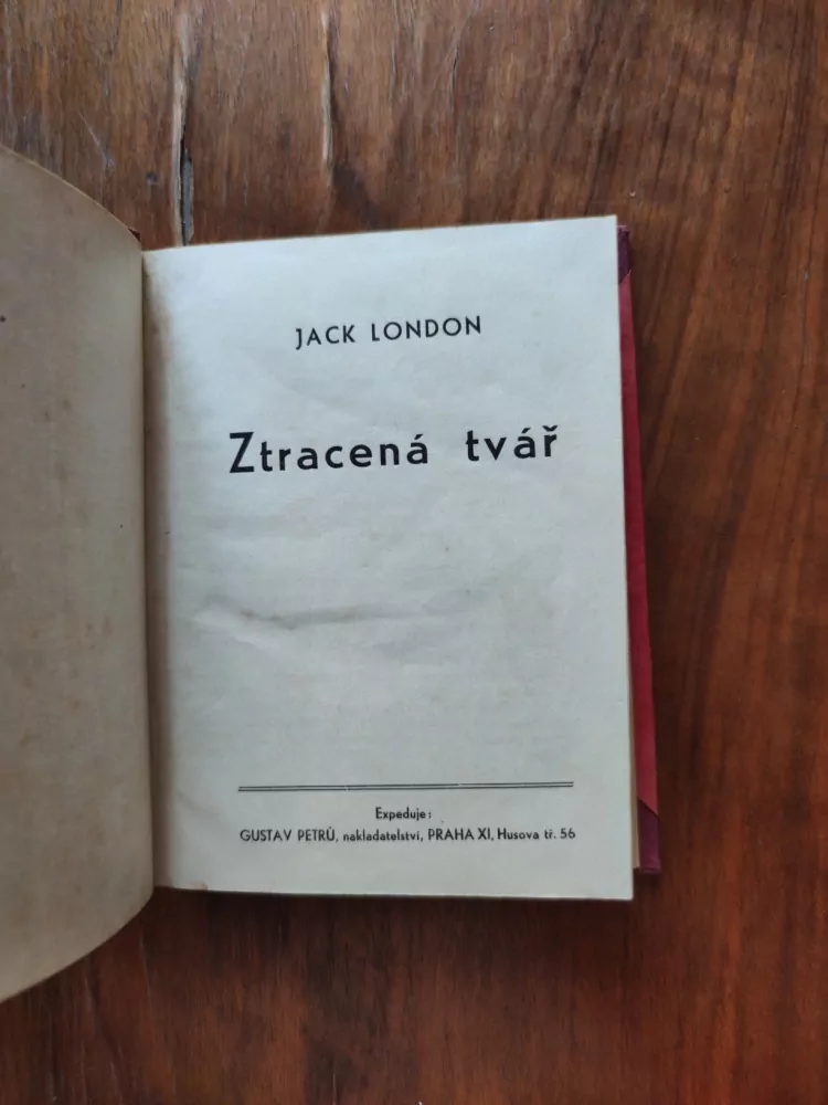JACK LONDON - Ztracená tvář