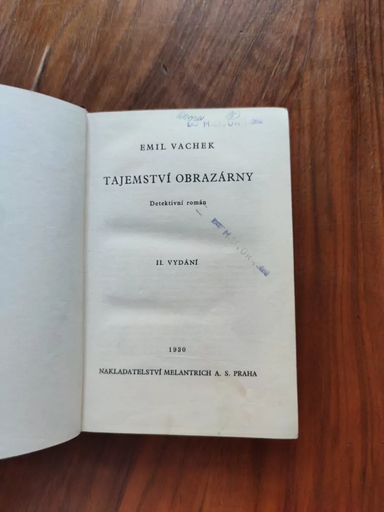EMIL VACHEK - Tajemství obrazárny