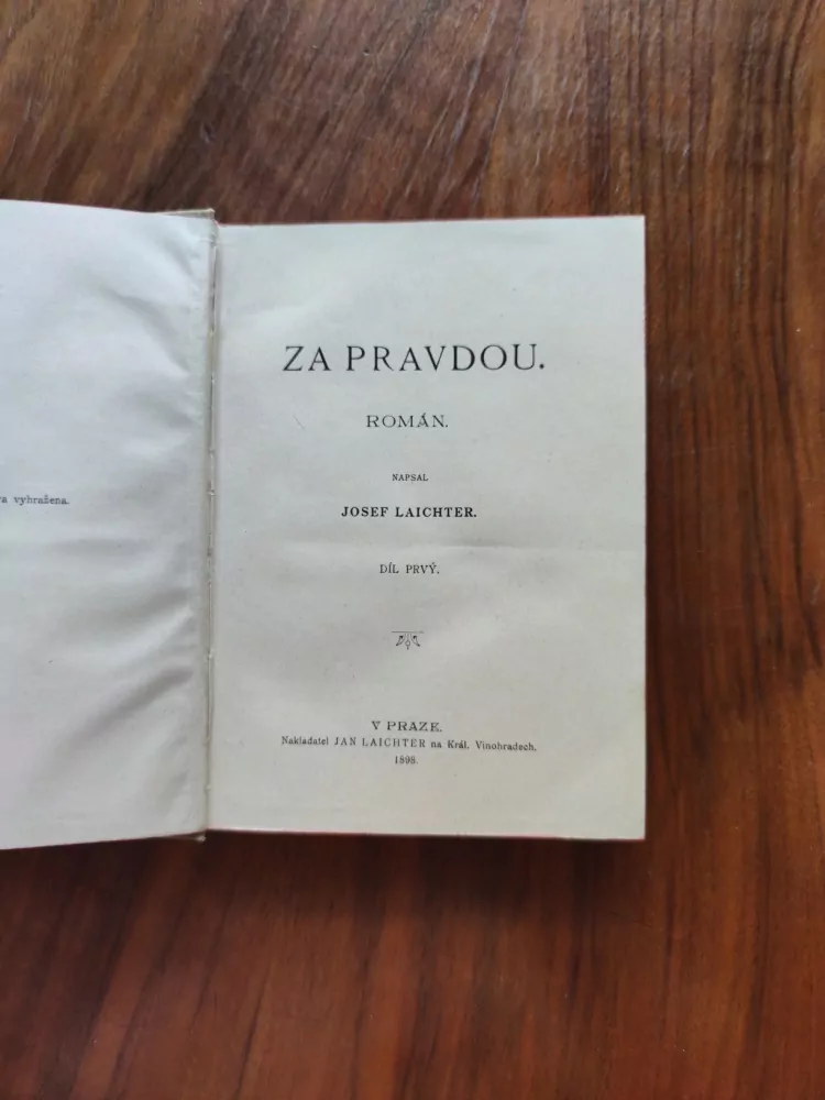 JOSEF LAICHTER - Za pravdou, díl 1