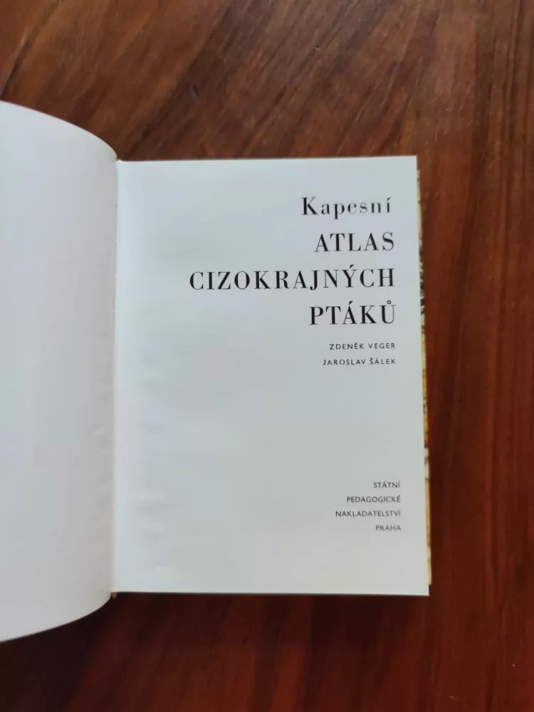 ZDENĚK VEGER, JAROSLAV ŠÁLEK - Kapesní atlas cizokrajných ptáků