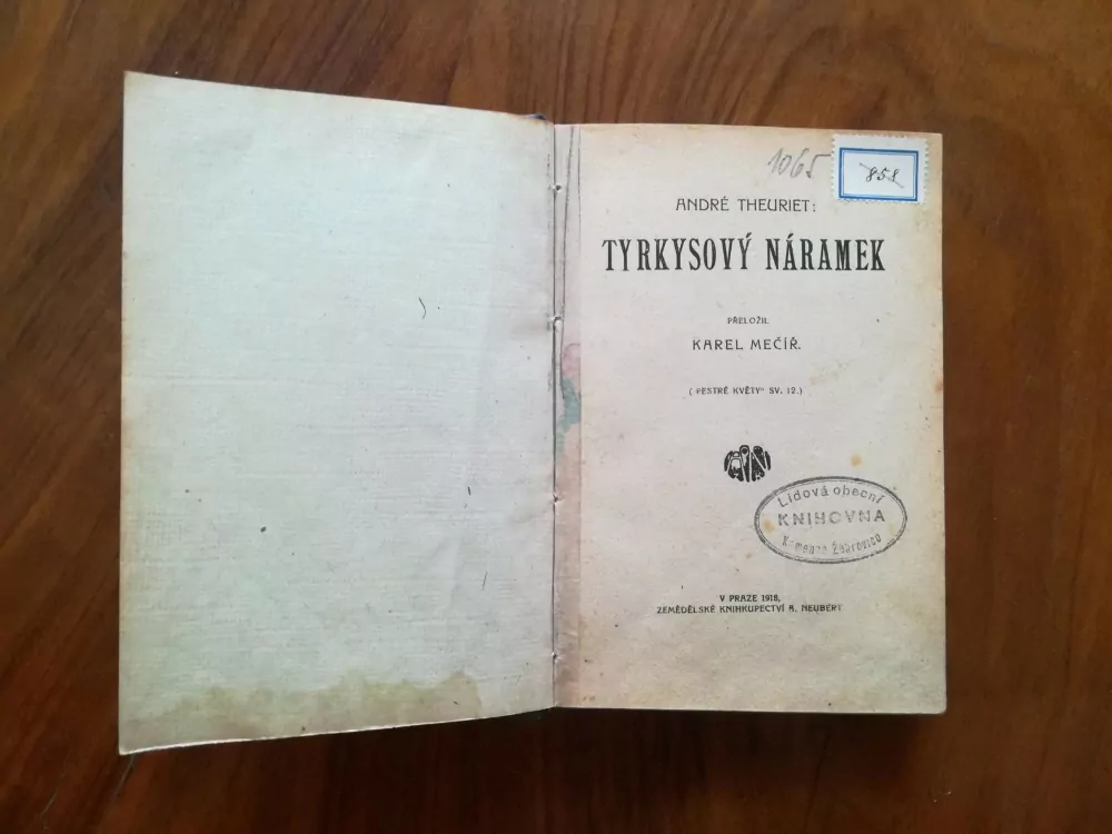 ANDRÉ THEURIET - Tyrkysový náramek