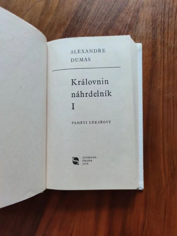 ALEXANDRE DUMAS - Královnin náhrdelník I. – Paměti lékařovy V