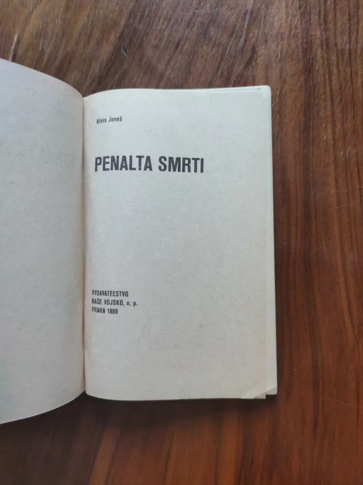 ALOIS JONEŠ - Penalta smrti