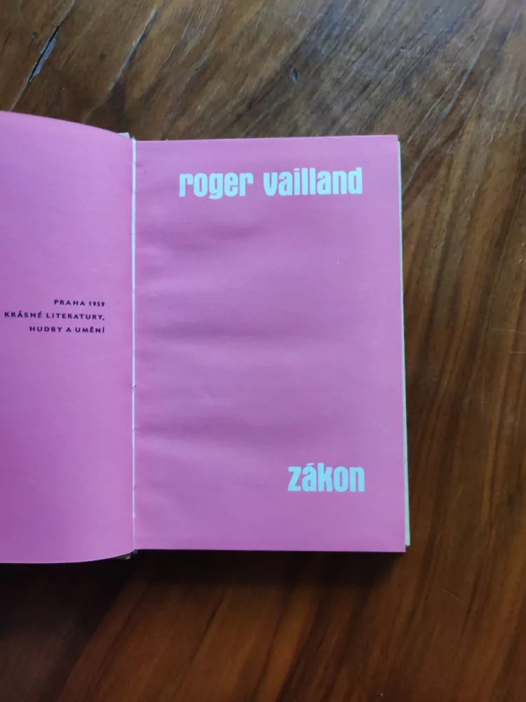 ROGER VAILLAND - Zákon