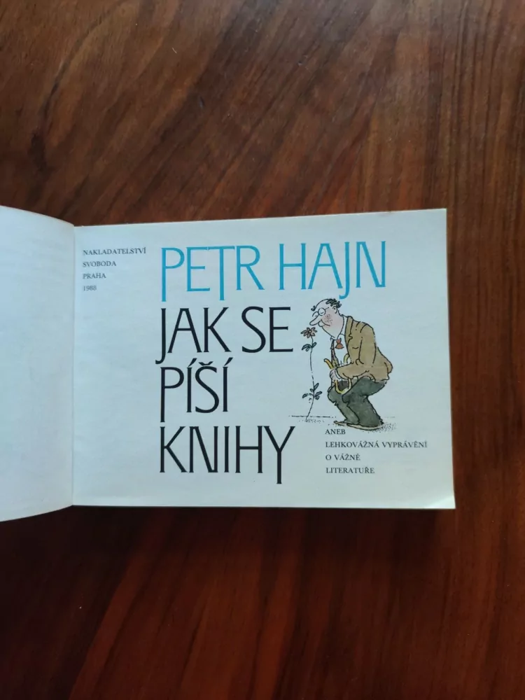 PETR HAJN - Jak se píší knihy