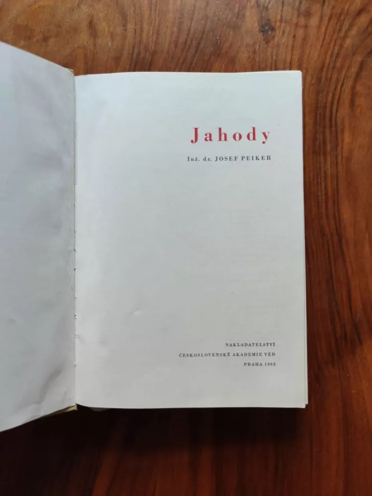 JOSEF PEIKER - Jahody