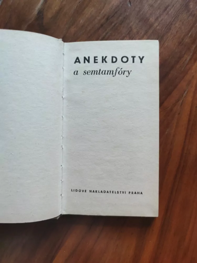 JOŽKA ŠTĚTINA - Anekdoty a semtamfóry