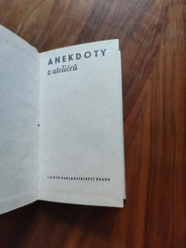 JAN SUCHL - Anekdoty z ateliérů