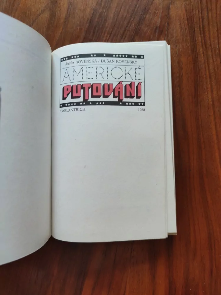 JANA ROVENSKÁ, DUŠAN ROVENSKÝ - Americké putování