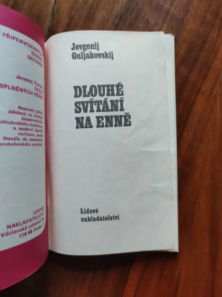 JEVFENIJ JAKOVLEVIČ GULJAKOVSKIJ - Dlouhé svítání na Enně