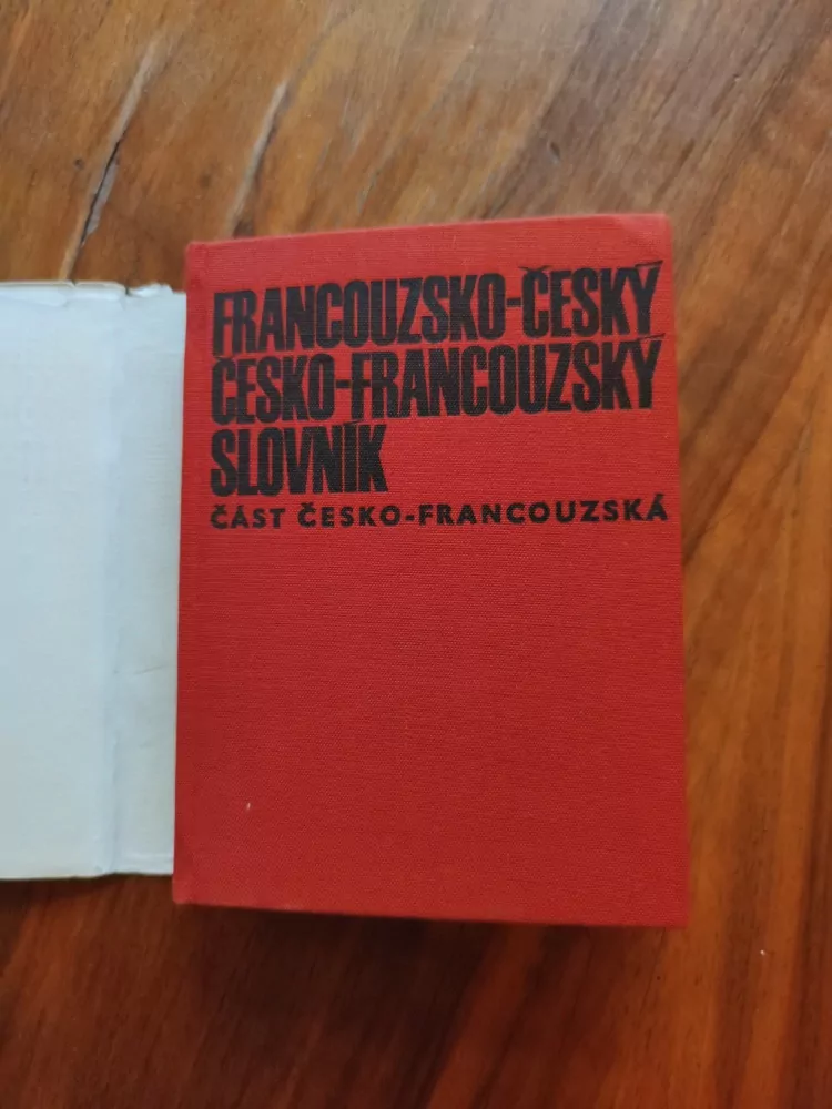VLADIMÍR BUBEN - Francouzsko-český, česko-francouzský slovník, část česko - francouzská