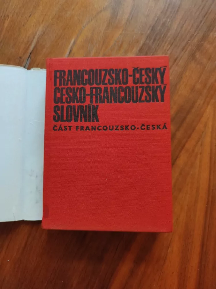 VLADIMÍR BUBEN - Francouzsko-český, česko-francouzský slovník, část francouzsko - česká