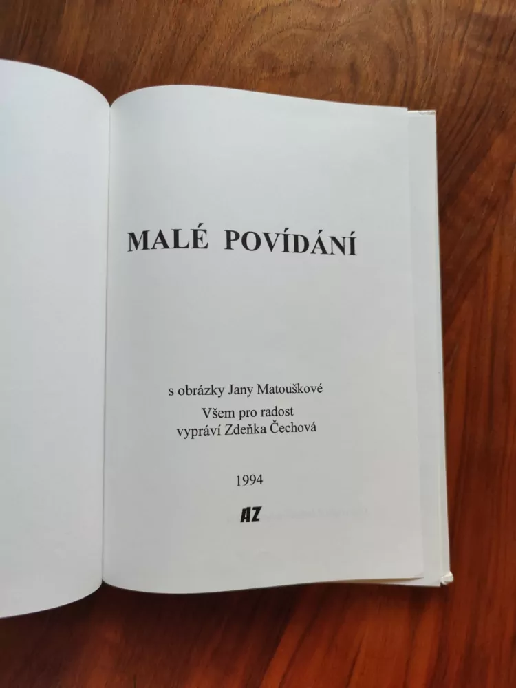ZDEŇKA ČECHOVÁ - Malé povídání