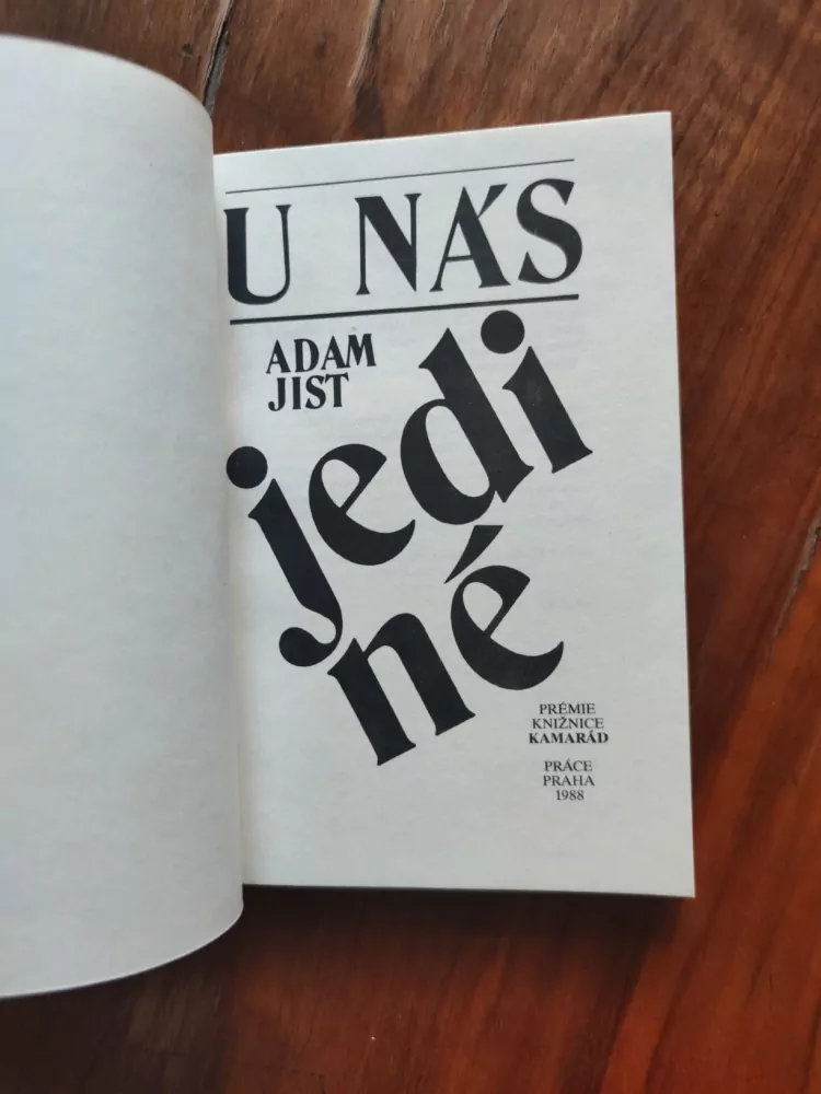 ADAM JIST - U nás jediné
